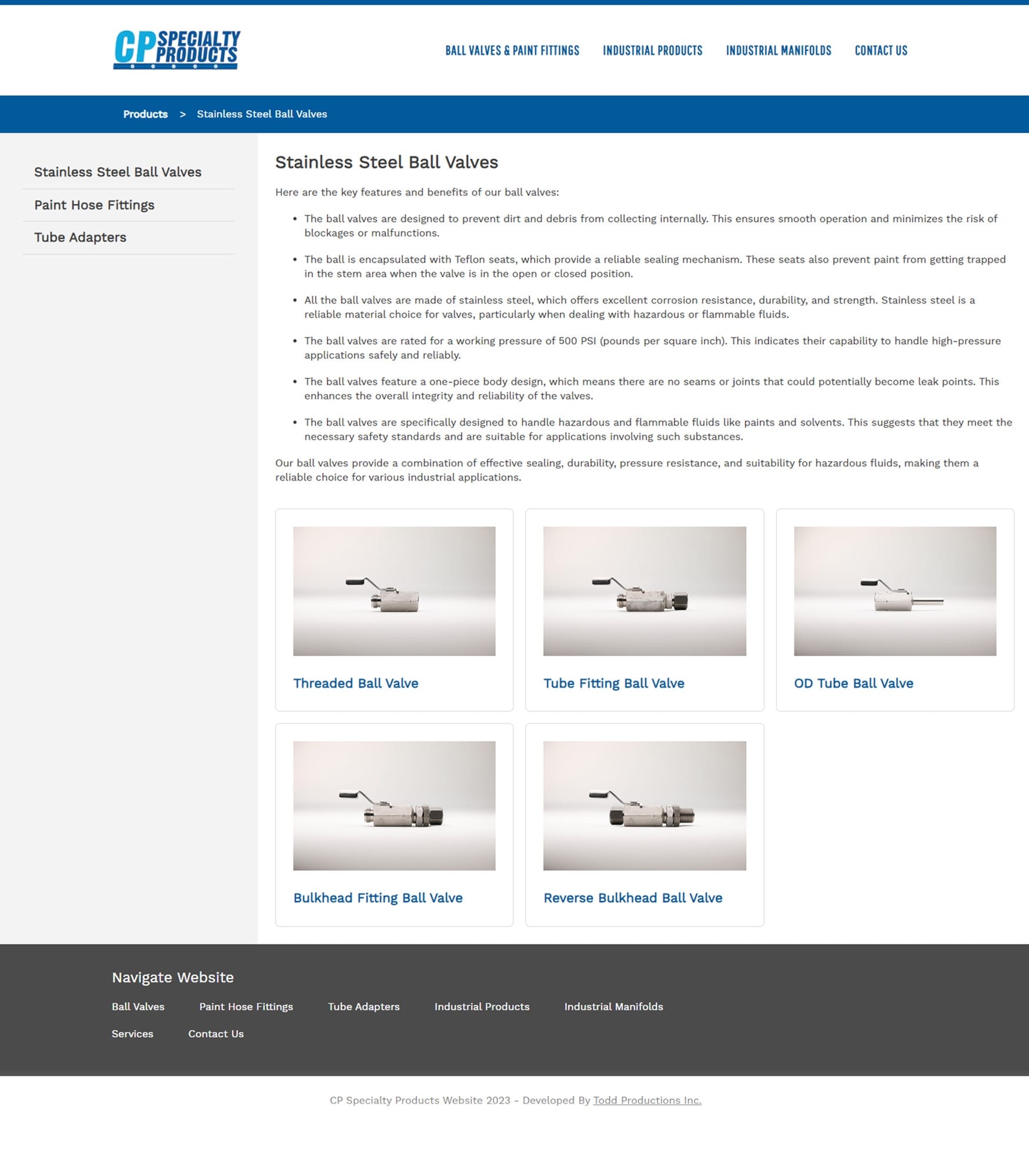 CP Specialty Products